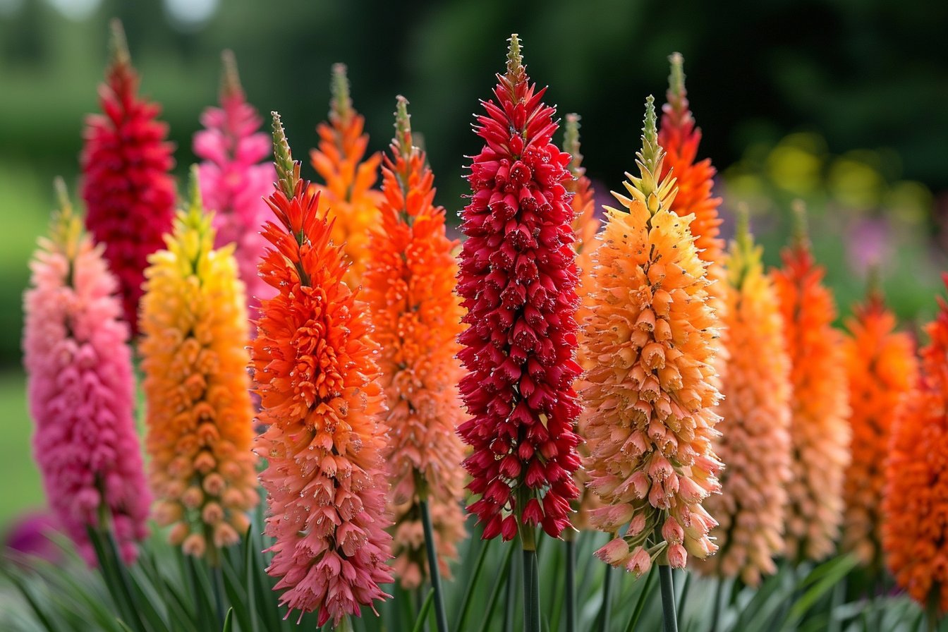 Les kniphofias : des fleurs centrales dans votre jardin